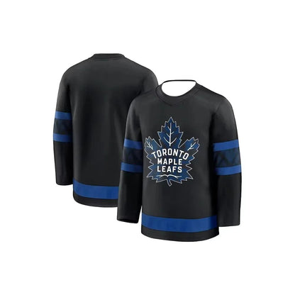Toronto Ice Hockey Maple Leaf No.34 Long Sleeve T-shirt Men's Sport Training Jersey Breathable Casual Women Tee Kids Clothing