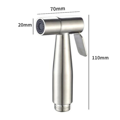 Handheld Toilet Bidet Faucet Sprayer Stainless Steel Bathroom Bidet Spraye Set Hand Sprayer Shower Head Self Cleaning No Punch