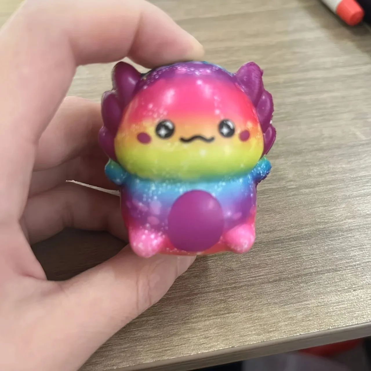 hot 12/24PCS Kids Adult Mini Kawaii Newt Cute Stress Relief Squeeze Toys Random Slow Rising Toy Carnival Goodie Party Send Gift
