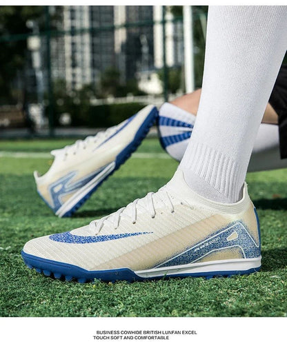 Men Professional Training Football Boots Ultralight Soccer Shoes Unisex Wholesale Women Breathable Drop Shipping Indoor Futsal