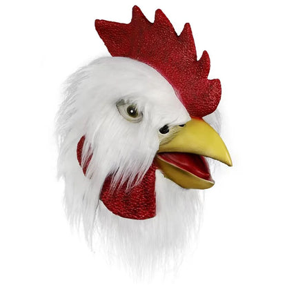 Halloween Costume Yellow Duck Head Party Animal Mask Cosplay Prop Latex Masks Green Fish Mask Funny Duck Bill Realistic Masks