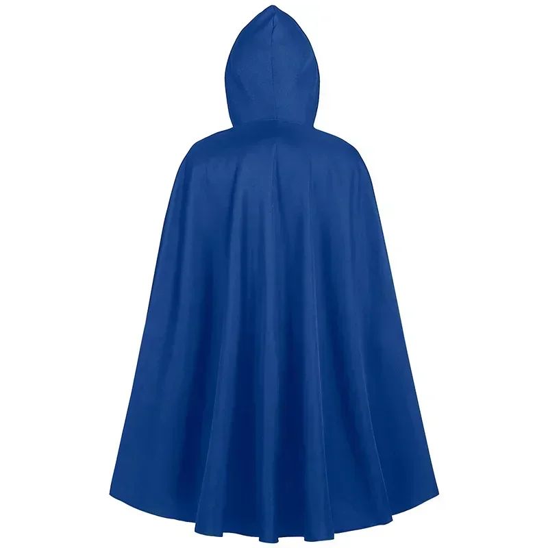 Adult Unisex Short Renaissance Hooded Cape Velvet Archer Hunter Cloak Victorian Capelet Medieval Hobbit Halloween Costume