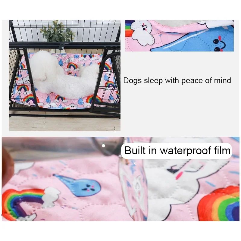 Pet Pee Pad Washable Pet Diaper Mat Reusable Mats for Dogs Dog Bed Urine Washable Dog Training Pad Four Seasons Pet Mat Cover