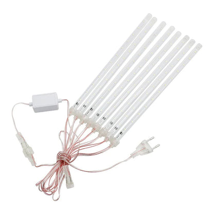 2026 30cm /50cm Waterproof Meteor Shower Rain 8 Tube LED String Lights For Outdoor Holiday Christmas Decoration Tree EU/US Plug