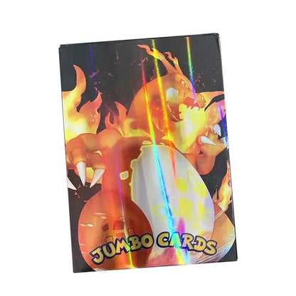 Pokemon 21*15cm Cartas Grandes Arco-Íris Pacote Vstar Letras Gigantes Jumbo Espanhol Alemão Francês Vmax GX Arceus Charizard Carta Rara