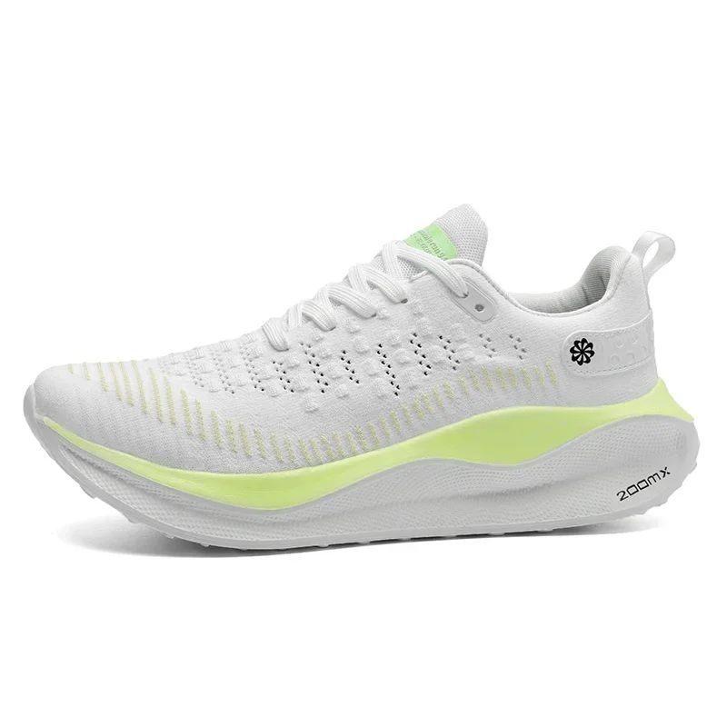 Tênis Feminino Mesh Conforto Tênis Esportivo Masculino 2024 Corrida Placa de Carbono Amortecimento Treino Esportivo Calçado de Corrida Unissex