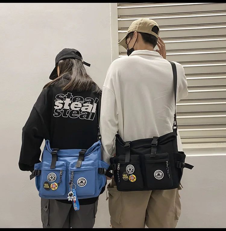 Japanese Harajuku School Bags for Teenage Girls Casual Fashion Crossbody Bag New Trendy Shoulder Bag Student Backpack Hand Bags