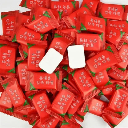 Bath Towels Compressed Spa Tissues/Wipes Bathroom Accessories Microfiber Beach Compact Towel Disposable Home Mini Flat Hotel