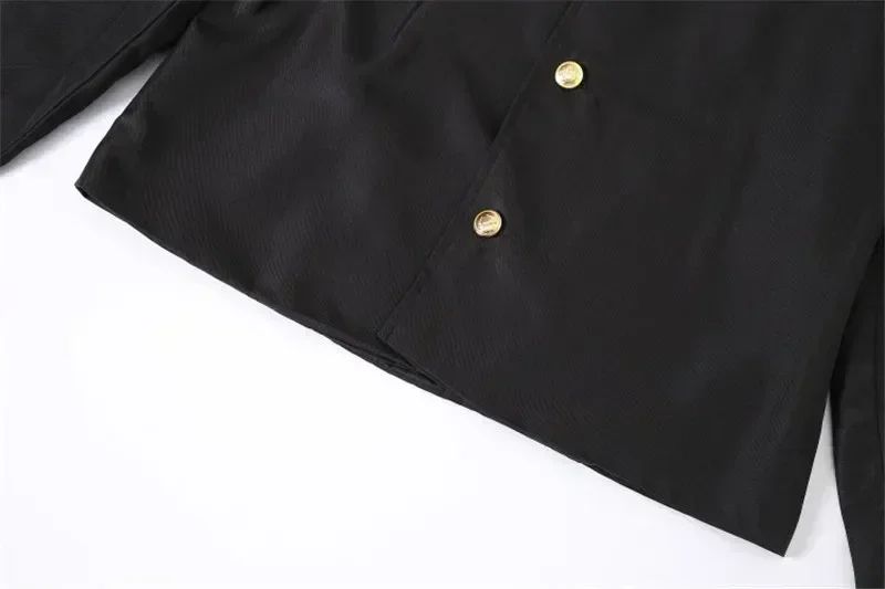 2026 New Cosplay Costume Anime Slayer Yaiba Top Jacket Pants Black Team Unisex Uniform Set Halloween Christmas Clothes