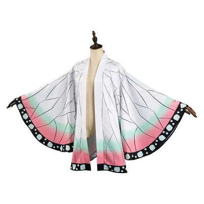 Adult Anime Cosplay Costume Kochou Shinobu Kimono Jacket Adult Cosplay Outfit Anime Themed Clothing