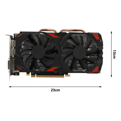 RX580 8G 256Bit Graphics Card GDDR5 Memory Video Gaming Card Dual Cooling Fan PCIE3 0x16 for Desktop Computer Card