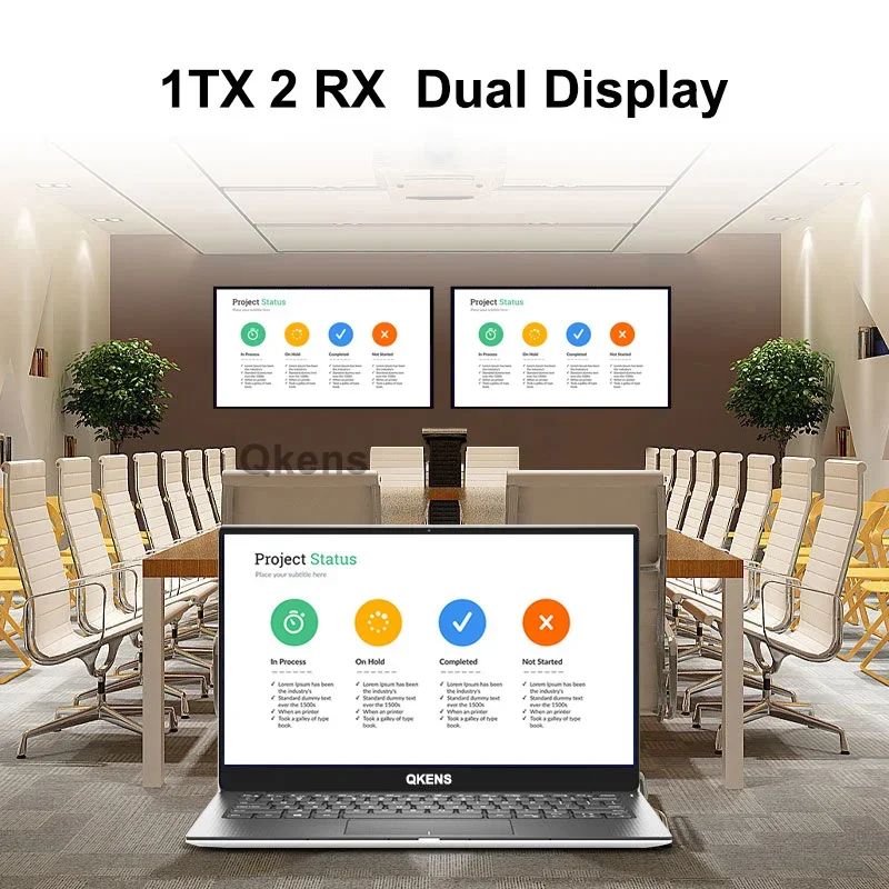 150m Wireless HDMI Extender 1080p 1 PC and 2 3 4 TV Display Adapter Video Transmitter Receiver for Camera Laptop PC To Projector