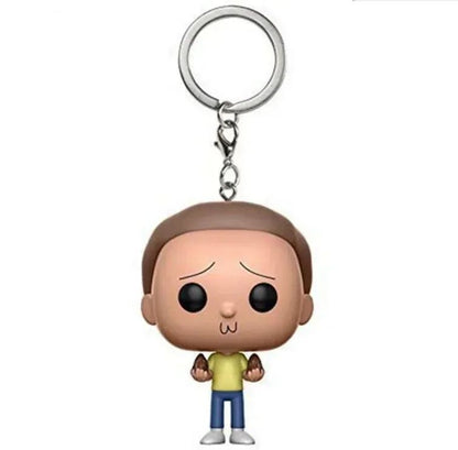 Funko Pop Novo Rick E Morty Noob Noob TINKLES MR. POOPY Chaveiros Boneco de Vinil Krombopulos Pickle Rick Chaveiro Pocket Pop Brinquedo
