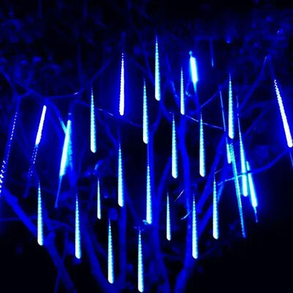 EU/US Meteor Shower LED String Lights Christmas Tree Garden Decor Birthday Wedding Christmas Party Decoration Fairy Lights