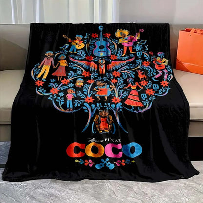 Soft Coco Miguel cartoon Blanket Warmth Plush Throw Blanket Bedspread Sofa Suitable for Living Room Bedroom Warm Blanket