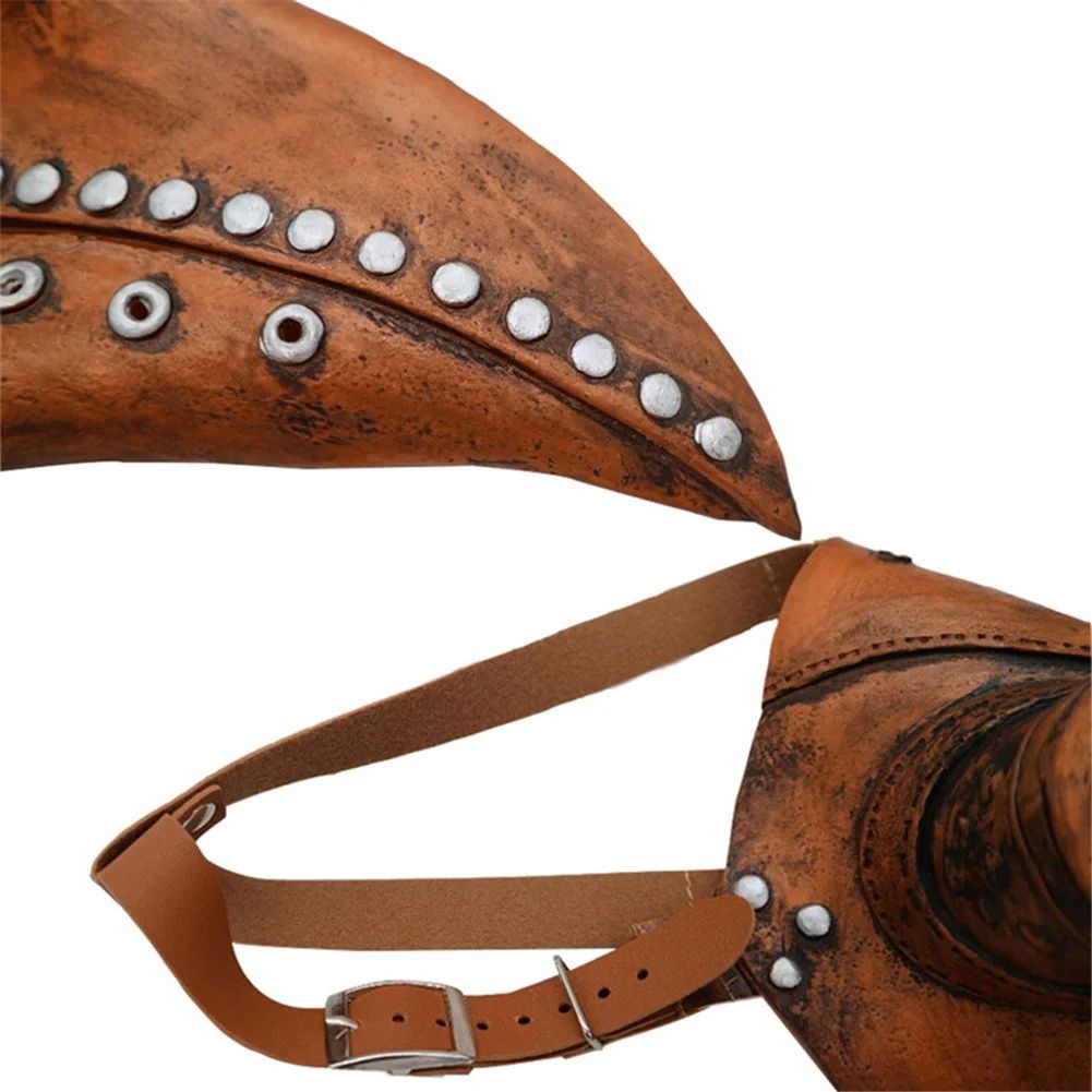 Halloween Plague Doctor Bird Mask Long Nose Beak Cosplay Steampunk Scary Latex Mask Halloween Costume Props Party Favors