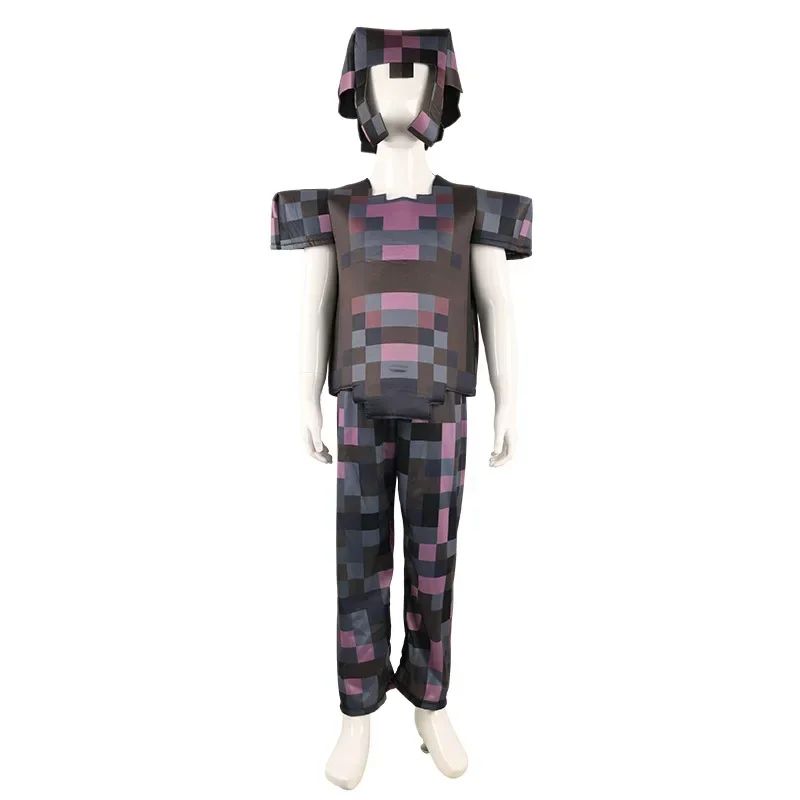 Game My World Role Play Holiday Party Pixel Costume Toy Mc Boys Girls Set Diamond  Christmas Gift Stage Costume