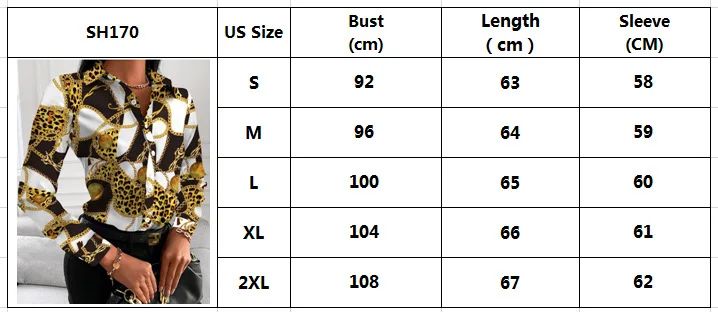 Summer New Women's Long-sleeved Shirt, Single-breasted Printed Shirts Fashion Casual Tops Camisa Female Chemise S-XXL