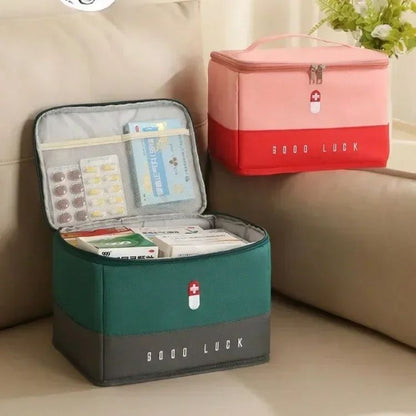 Medical Bag Portable Travel First Aid Kit Waterproof Large Capacity Medicine Storage Organizer Emergency Bag Camping