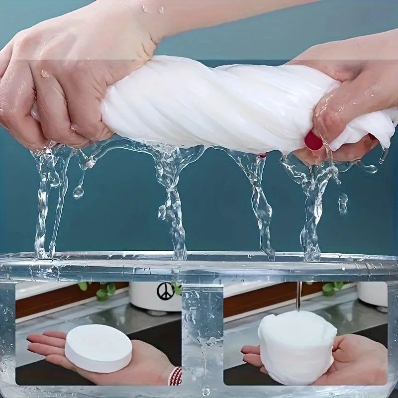 10/20PCS Disposable Compressed Towel Travel Outdoor Hotel Portable Compressed Towel Shower Water Absorption
