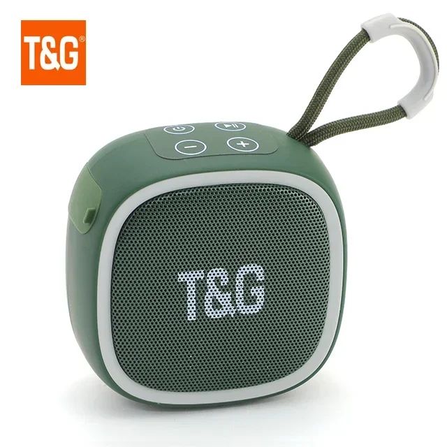 Caixa de som Bluetooth T&G TG659 Mini Sem Fio Potente à Prova D'água TWS Bluetooth 5.3 com Alto-falante HIFI e Suporte para Cartão TF e Rádio