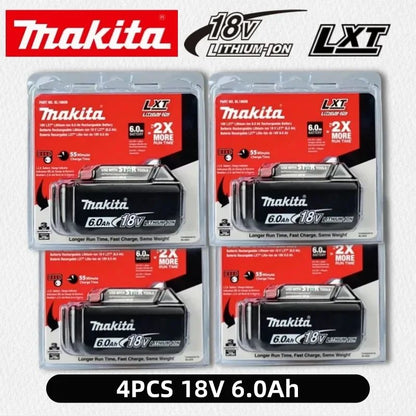 Bateria recarregável Makita 18V 6.0Ah 100% original, para baterias de ferramentas elétricas Makita BL1830 BL1830B BL1840 BL1840B BL1850 BL1850B