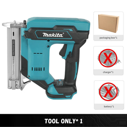 Pistola de Prego Makita a Bateria: Pregos de 10-30mm, Capacidade de 100 Pregos, Bateria de 22900mAh, Vibração de ≤2,5m/s², Alta Velocidade e Baixo Ruído para Trabalhos em Madeira