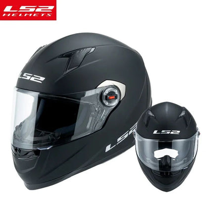 Capacete de motocicleta LS2 FF358 Capacete integral LS2 Draze para homens e mulheres Capacete de corrida de moto com casco de ABS Cascos Para Moto Aprovado pela ECE