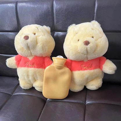 in stock Disney Stitch Angel Lotso Pooh Bear Dumbo Plush Hand Warm Bottle Hot Water Bottles Portable Warm Hand Bag Girl Gift