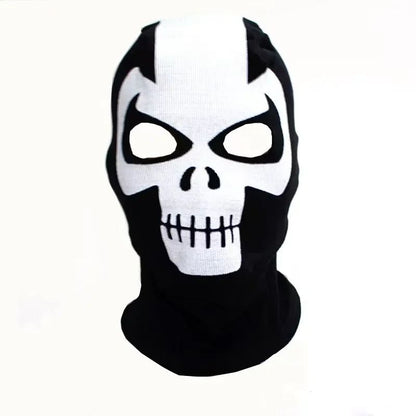 Halloween new mask Black Mask Balaclava Beanies Hats Men Ghost Skull Full Face Warmly Mask Hood Beanie Ggorros Hombre Casquette
