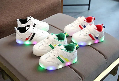Children Led Shoes Boys Girls Lighted Casual Sneakers Glowing Shoes For Kid Sneakers With Luminous Sole Running Shoes Luminous