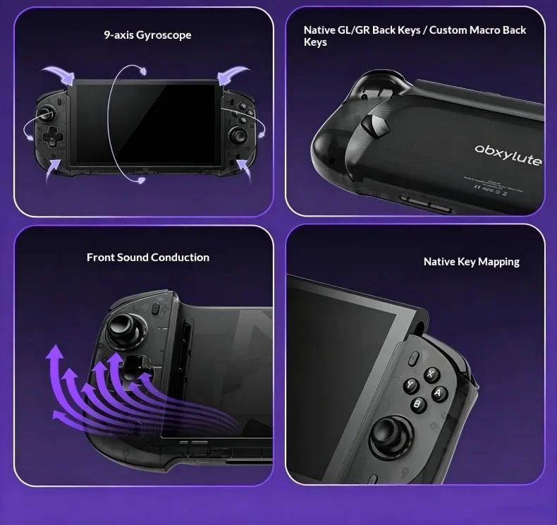 Abxylute N6 Deck-Style Controller For Switch 2 Hall Effect Joystick Native GL/GR Button Native HD Vibration Pro Handle NS2 Gifts