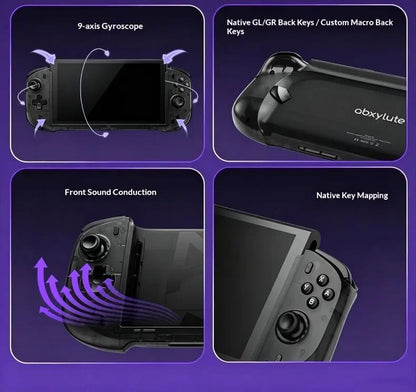 Abxylute N6 Deck-Style Controller For Switch 2 Hall Effect Joystick Native GL/GR Button Native HD Vibration Pro Handle NS2 Gifts