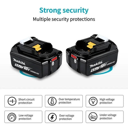 Bateria Makita 18V para ferramentas elétricas Makita 18V A bateria recarregável Makita BL1860B 18V pode substituir a BL1850B LXT400