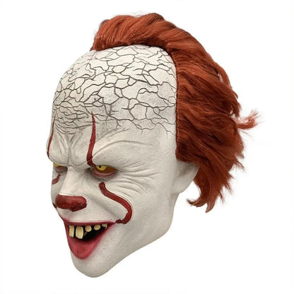 Horror  Mask Cosplay Scary Creepy Evil Demon Killers Latex Helmet Halloween Carnival Party Costume Props