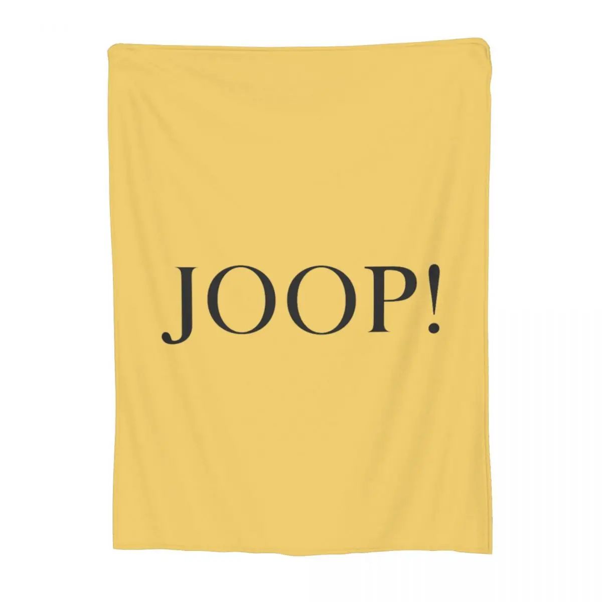 Fashion Joop Logo Soft Warm Flannel Throw Blanket for Bed Living Room Picnic Travel Home Couch  Cozy Bedding