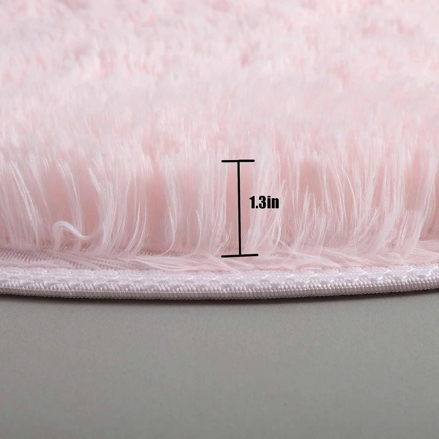 Super Soft Plush Round Rug Mat Fluffy White Carpets For Living Room Home Decor Bedroom Kid Room Decoration Salon Thick Pile Rug