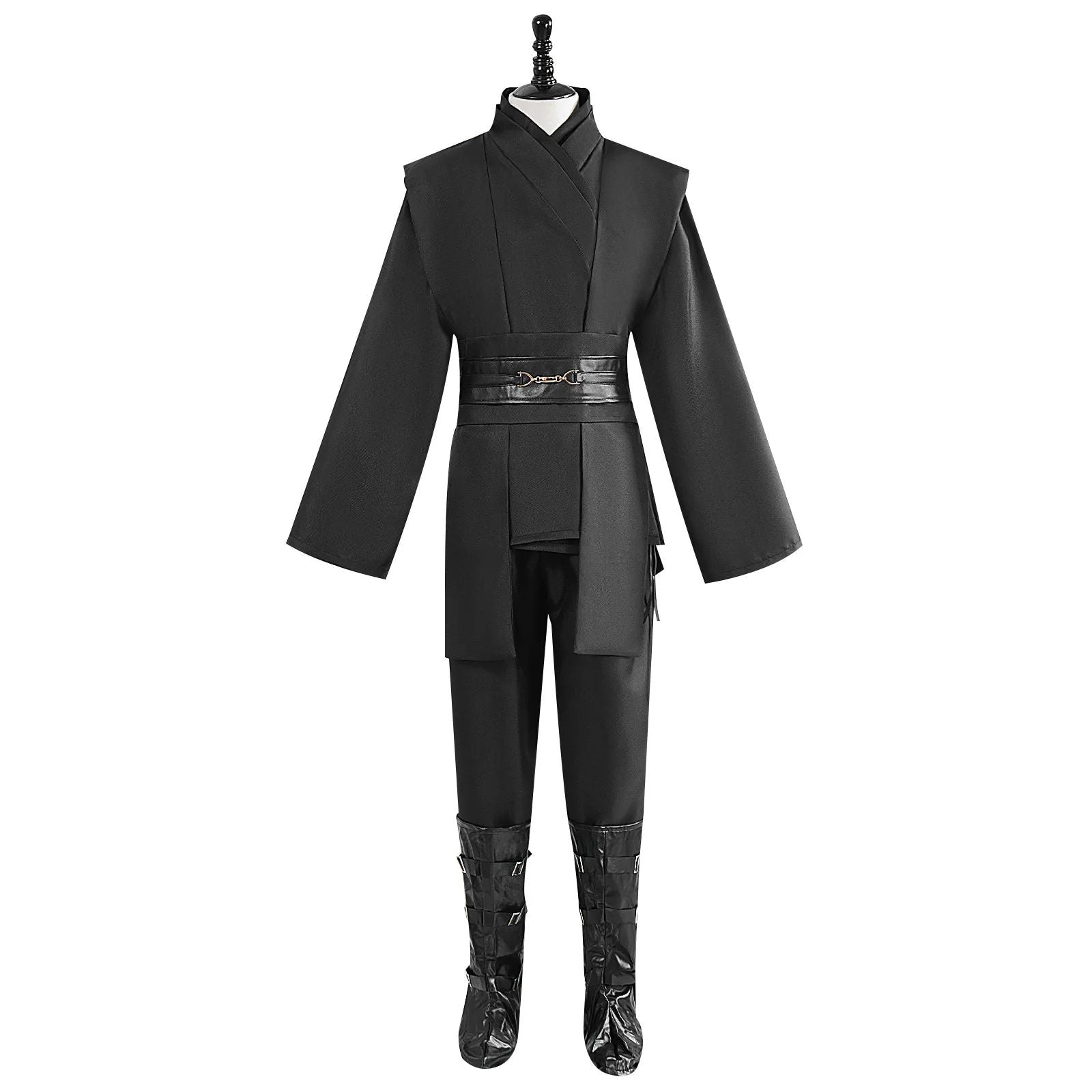 Obi Wan Kenobi Jedi Warrior Cosplay Costume Adult Kids Unisex Cloak Friar Uniform Robe Full Set Halloween Carnival Outfits