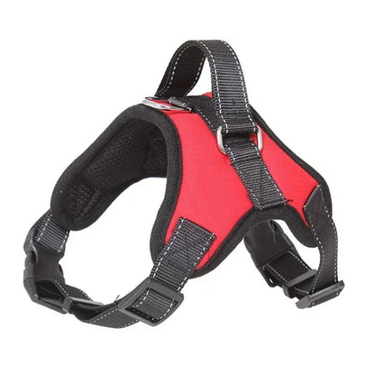 Peitoral para Cães Tipo Sela Reflexivo Ajustável para Animais de Estimação, Sem Puxão, para Caminhada, Treinamento, Cães Pequenos, Médios, Grandes e Grandes, Colete Peitoral