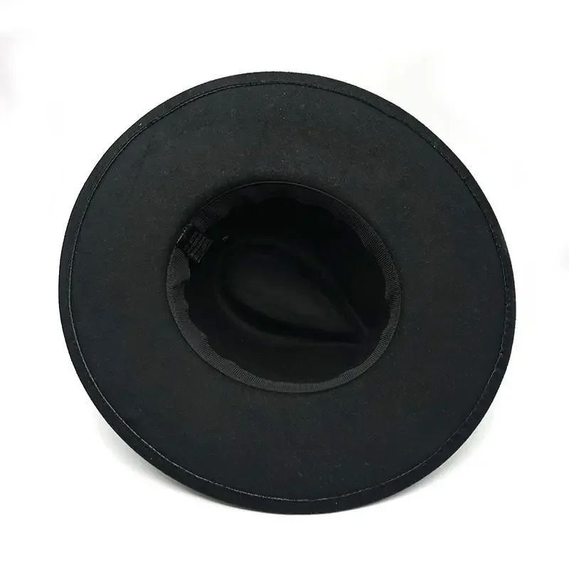 Chapéu Fedora de Feltro de Lã Novo para Mulheres e Homens, Elegante para Outono Inverno, Chapéus de Inverno para Senhoras e Cavalheiros, Casamento, Igreja, Jazz, 55-60CM Gorros