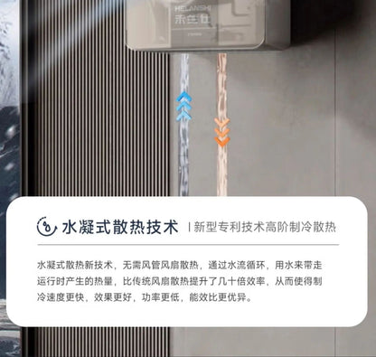 Kitchen Dedicated Air Conditioner Without Outdoor Condenser Single Cooling Integrated Toilet Bathroom Wall-Mounted Refrigeration
