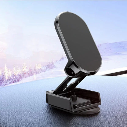 Car Mobile Phone Holder Folding Magnet Cell Phone Stand in Car GPS Support For iPhone Xiaomi 360° Rotatable Mount