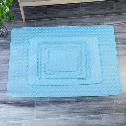 Almofada de resfriamento para cães Tapete de verão para cães Gatos Cobertor Sofá Respirável Cama para cães Tapete de verão para cachorros Capa para assento de carro Suprimentos para animais de estimação