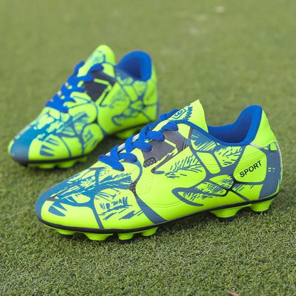 New Men Soccer Shoes Kids Cleats Grass Adult Professional Football Boots Ultralight Non-Slip Boys Training Shoes Drop Shipping