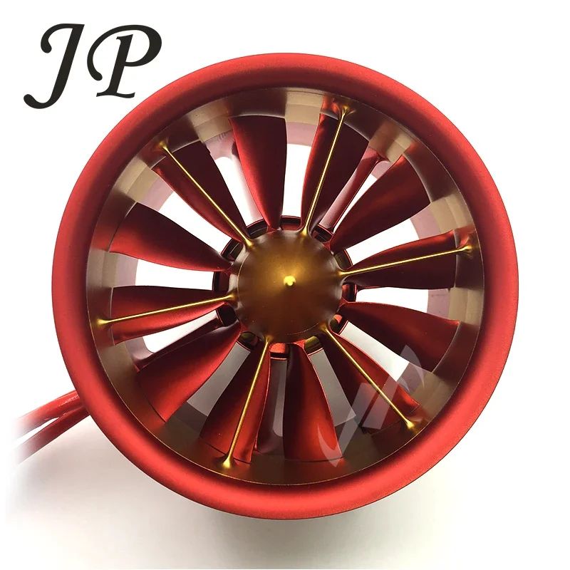 JP metal culvert 90mm 105mm 120mm EDF Ducted Fan 12 Blades  5060 4260 4250 Motor 6S 12S 14S  RC Air Plane