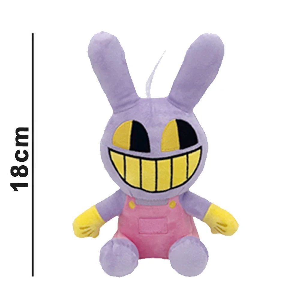 /New Styles The Amazing Digital Circus Pomni Jax Plush Toy Anime Cute Theater Rabbit Doll Cartoon Clown Christmas Kids Gifts