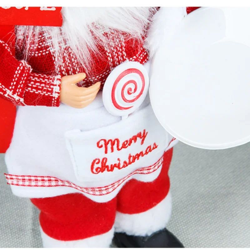 Chef Santa Claus Christmas Decorations Christmas Home Table Decoration Ornaments Old Man Doll Hanging Legs Sitting Chef Old Man