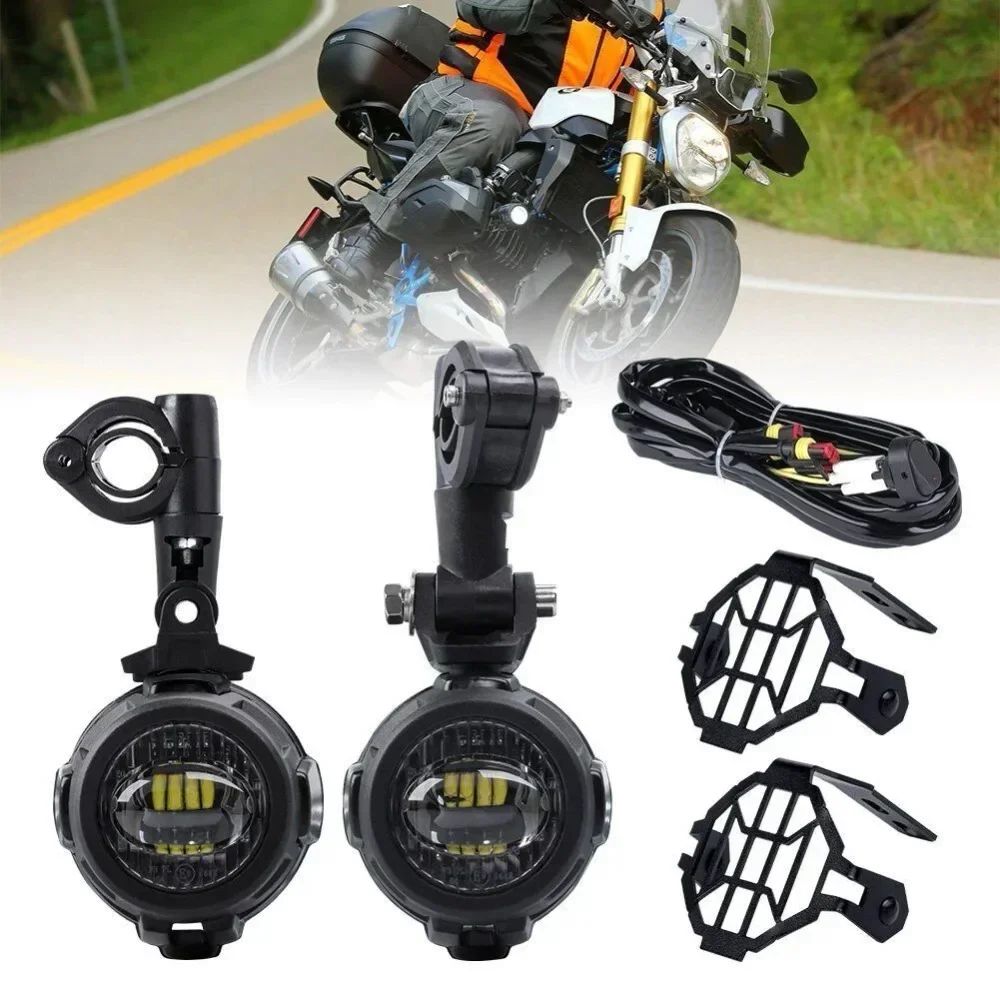 Conjunto auxiliar de farol de neblina de LED para motocicleta R1200GS 40W é adequado para BMW R1200GS F750GS F850GS F 1250 GS 850 GS 750 GS GS LC A
