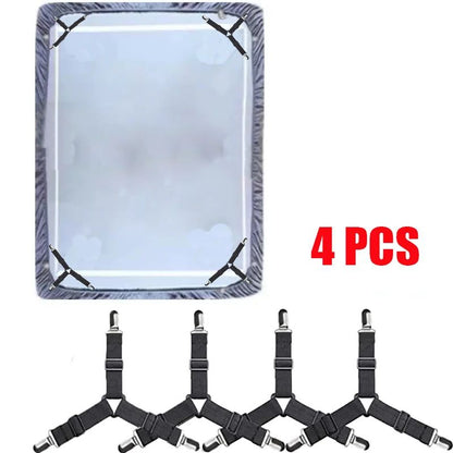 Bed sheet anti slip fastener, tablecloth, sofa cushion, elastic rope clip, bed sheet fixing buckle, duvet cover, anti slip strap