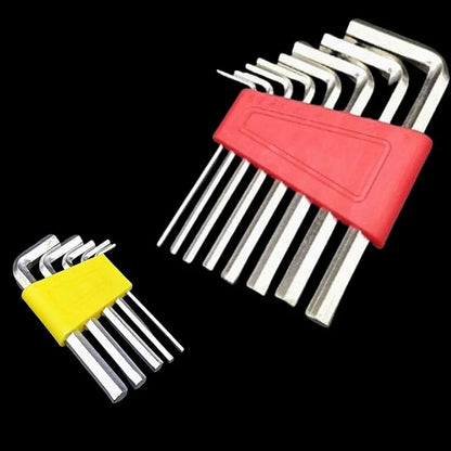 5/8/11 Pcs Metric Allen Wrench Set Inch Wrench L Wrench Keys Size Allen Key Short Arm Vehicle Repair Tool Set Home Hand Tools